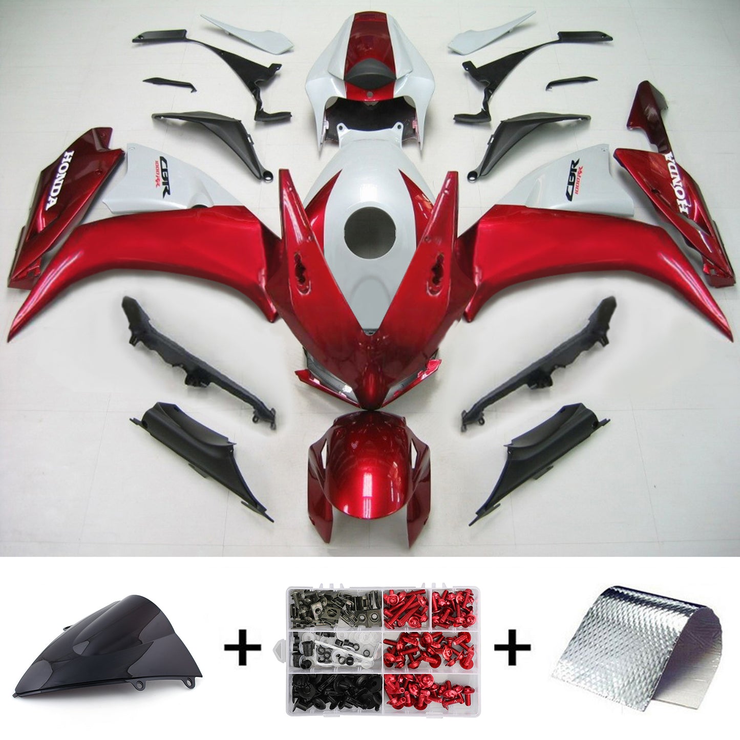 Kit carenatura Bodywork ABS di plastica per Honda CBR1000RR 2012-2016