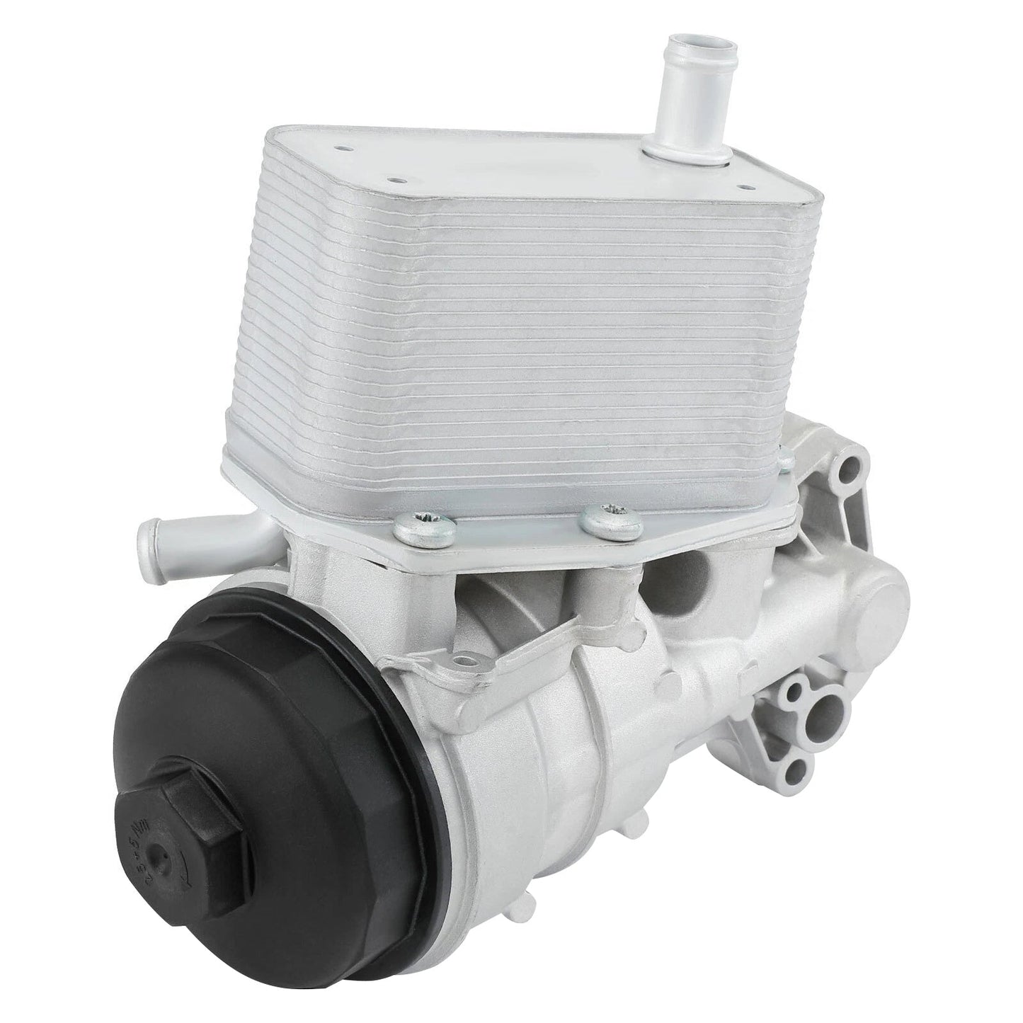 Alloggiamento filtro olio e radiatore olio per Volvo XC70 L6 3.2L aspirato, anni 2010-2015, codice 31272677.