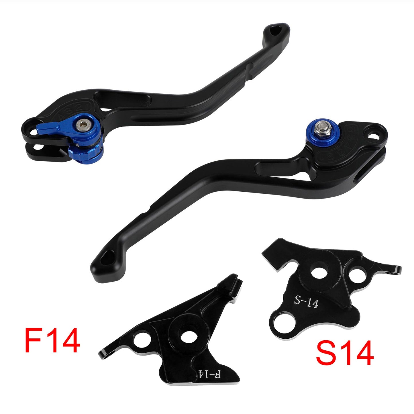 Nuovo Corto Leve Freno Frizione per Suzuki GSF650 GSX1250 GSXR1300 DL1000 Blu