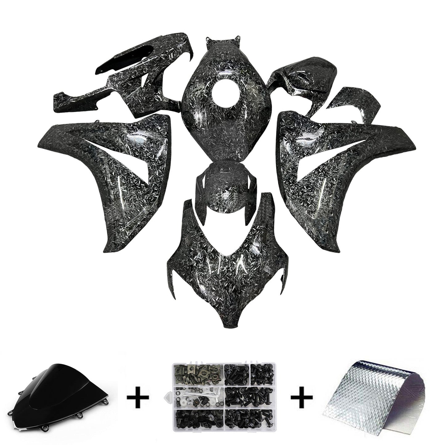 Kit carenatura iniezione plastica ABS per Honda CBR1000RR 2008-2011