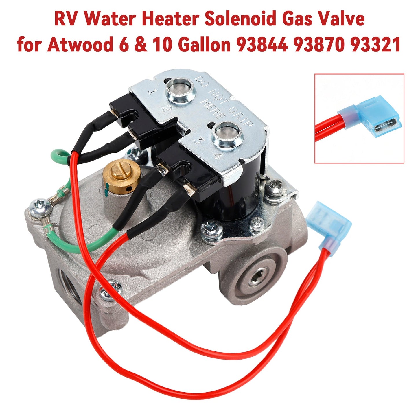 Elettrovalvola del gas per scaldabagno RV per Atwood da 6 e 10 galloni 93844 93870 93321