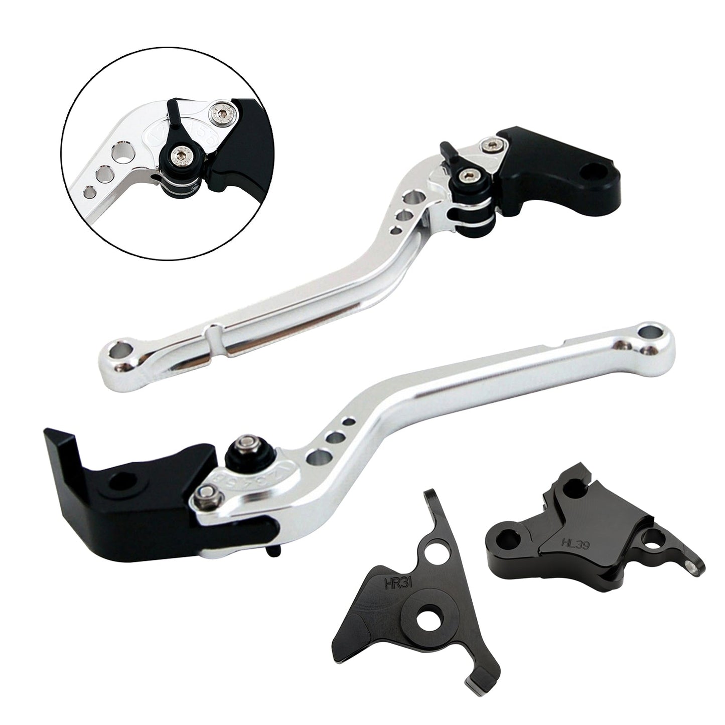Leva frizione freno lunga adatta per CFMOTO 450SS 450SR 21-23 450NK 23-24