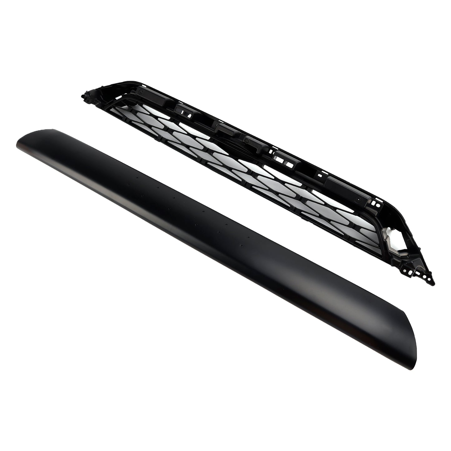 2pcs Front Bumper Grille Grill Per Toyota 4Runner TRD PRO 2014-2019 Black