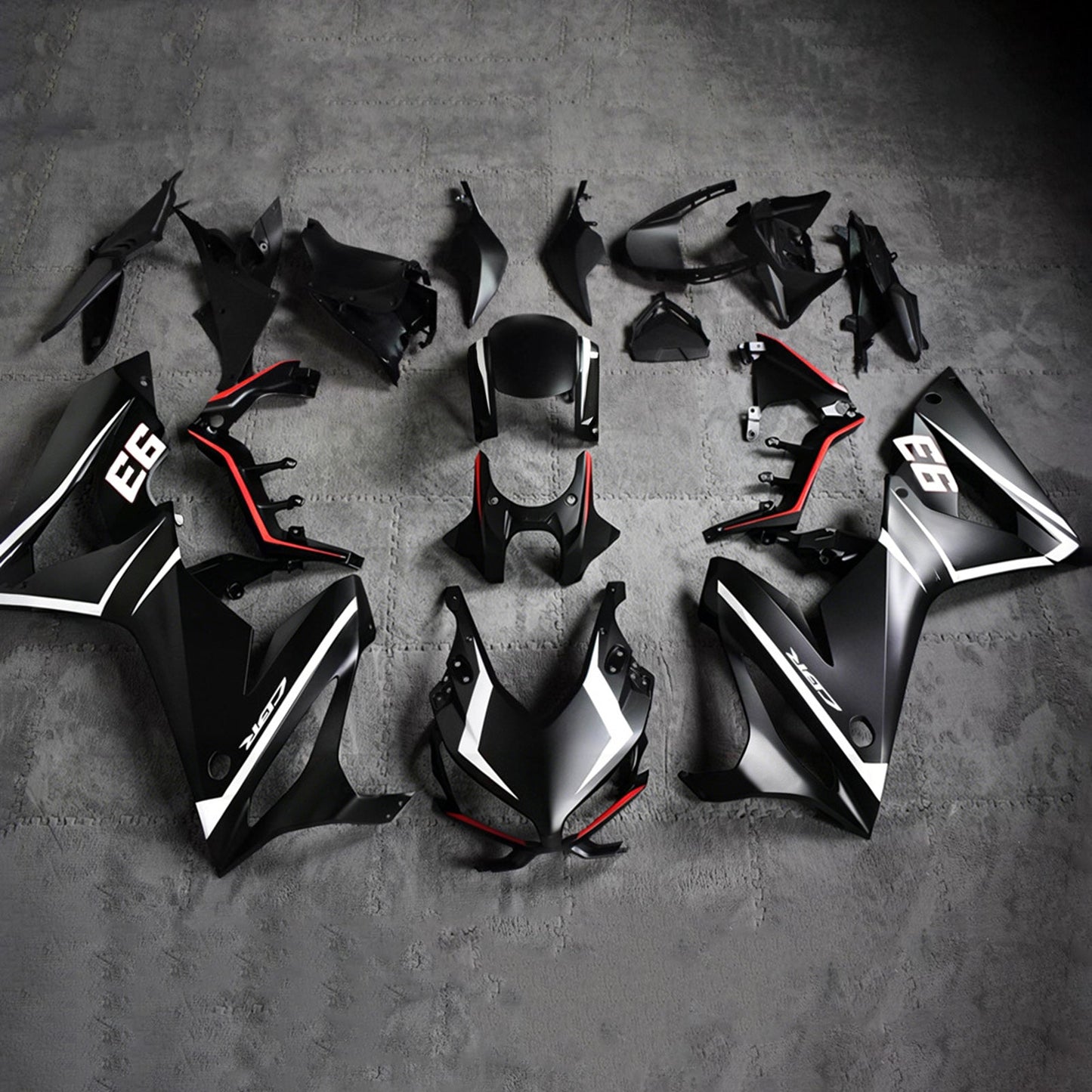 Kit di carene in plastica ABS stampate a iniezione per Honda CBR650R 2019-2020
