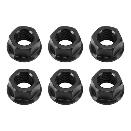 Kit dado corona posteriore M10x1,5mm nero per Aprilia RSV RSV4 1000R Factory 04-16