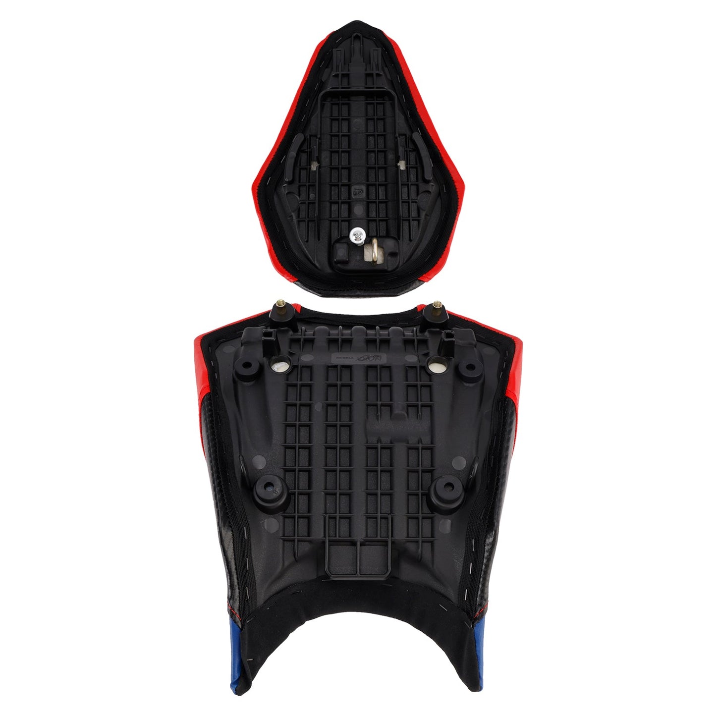Kit sedile conducente e passeggero per Honda CBR250RR 2017-2024 2023, cuscino posteriore rosso