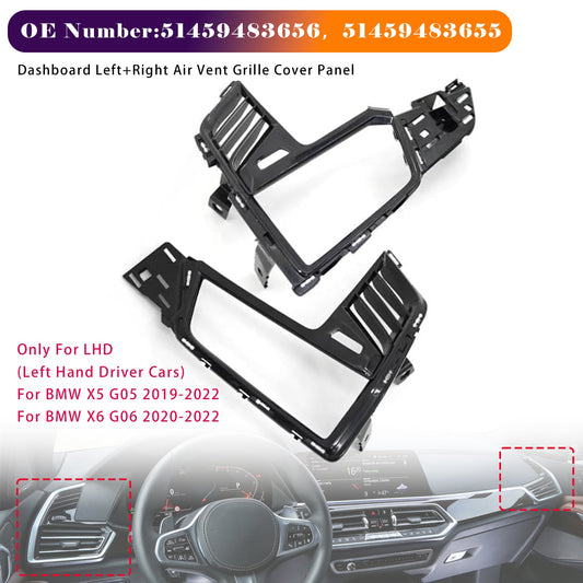 Bocchetta aria sinistra+destra cruscotto 51459483656 51459483655 per BMW X5 X6 2019-2022