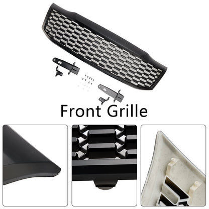 Griglia paraurti anteriore nera opaca Toyota Hilux Vigo MK7 2012-2014