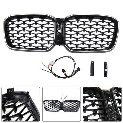 Griglia a rene paraurti anteriore nero lucido BMW X3 G01 X4 G02 2022-2025