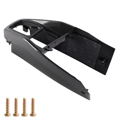 Rivestimento per console centrale auto VW Golf Jetta 1999-2005 1J1863201D con motivo in fibra di carbonio