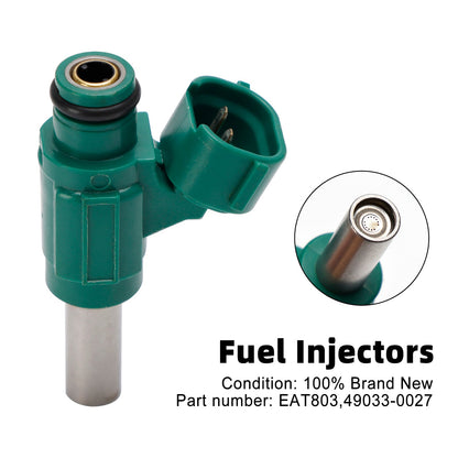 Iniettore di carburante EAT803 adatto per 49033-0027 per Kawasaki Ninja ZX10R ZX1000 2011-2017