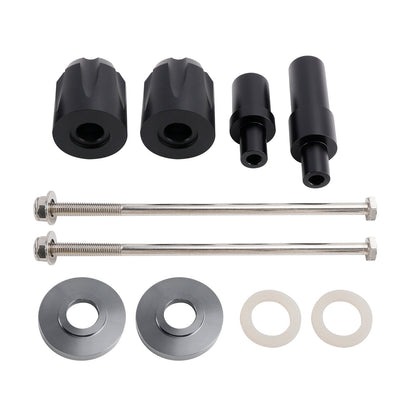 Protezioni telaio antiurto CNC Kawasaki Ninja 650 2017-2023 Oro Nero