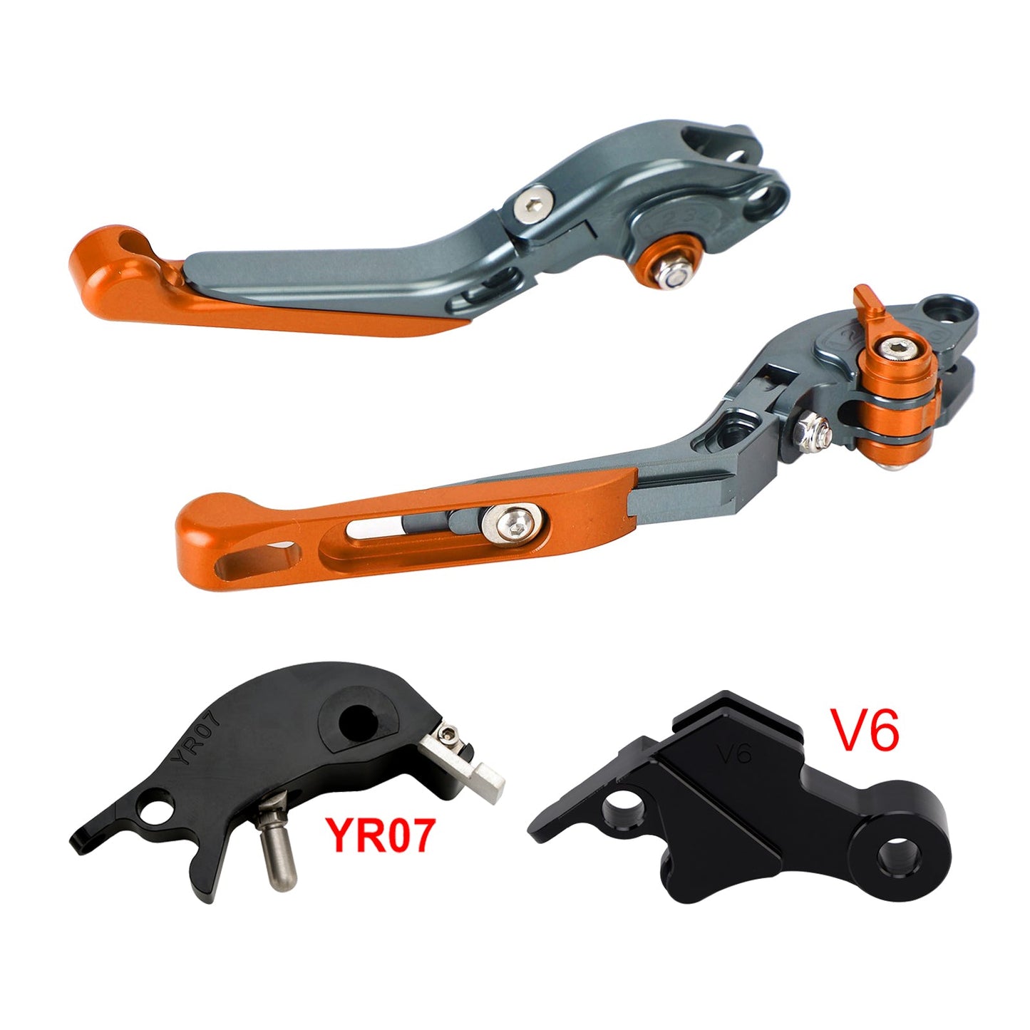 Leva freno frizione regolabile adatta per YAMAHA XSR900 XSR900GP MT-09 2024-2025