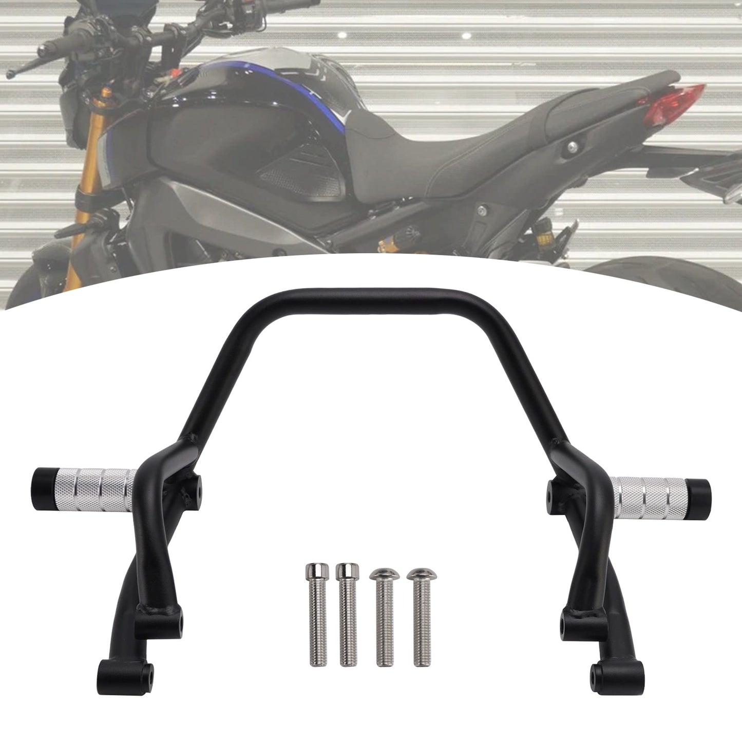 Paraurti di protezione motore e barra anticaduta per Yamaha MT-09, compatibile con modelli 2021-2023.
