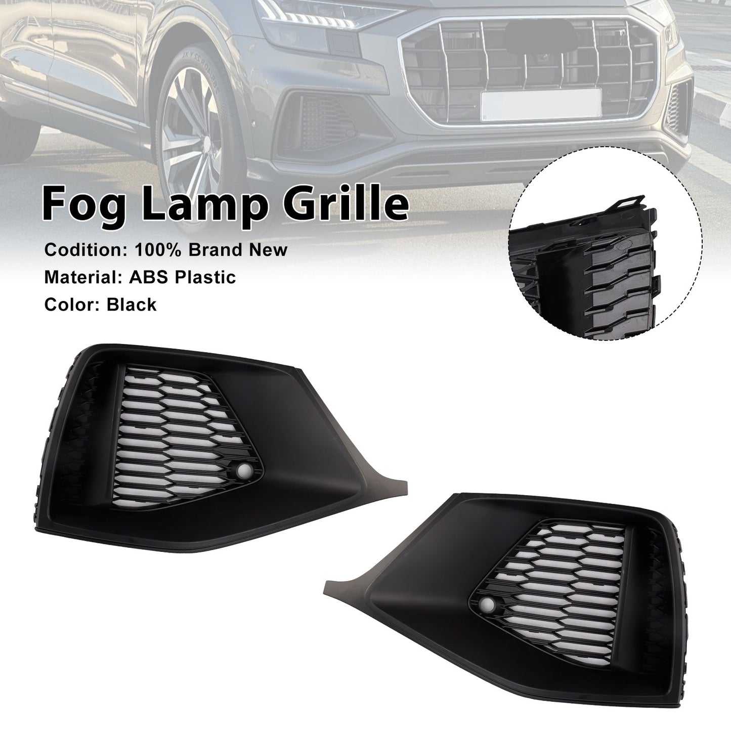 Griglia paraurti anteriore Audi Q8 S-Line SQ8 2018-2023 2 pezzi 4M8807682A