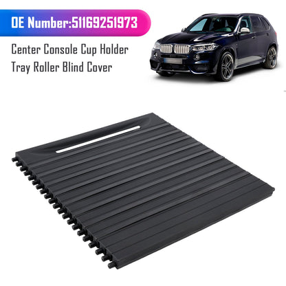 Copertura avvolgibile per portabicchieri della console centrale BMW F15 X5 F16 X6 2014-2018