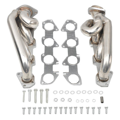 Collettore di scarico in acciaio inossidabile adatto per Dodge D100 D150 D200 RD200
