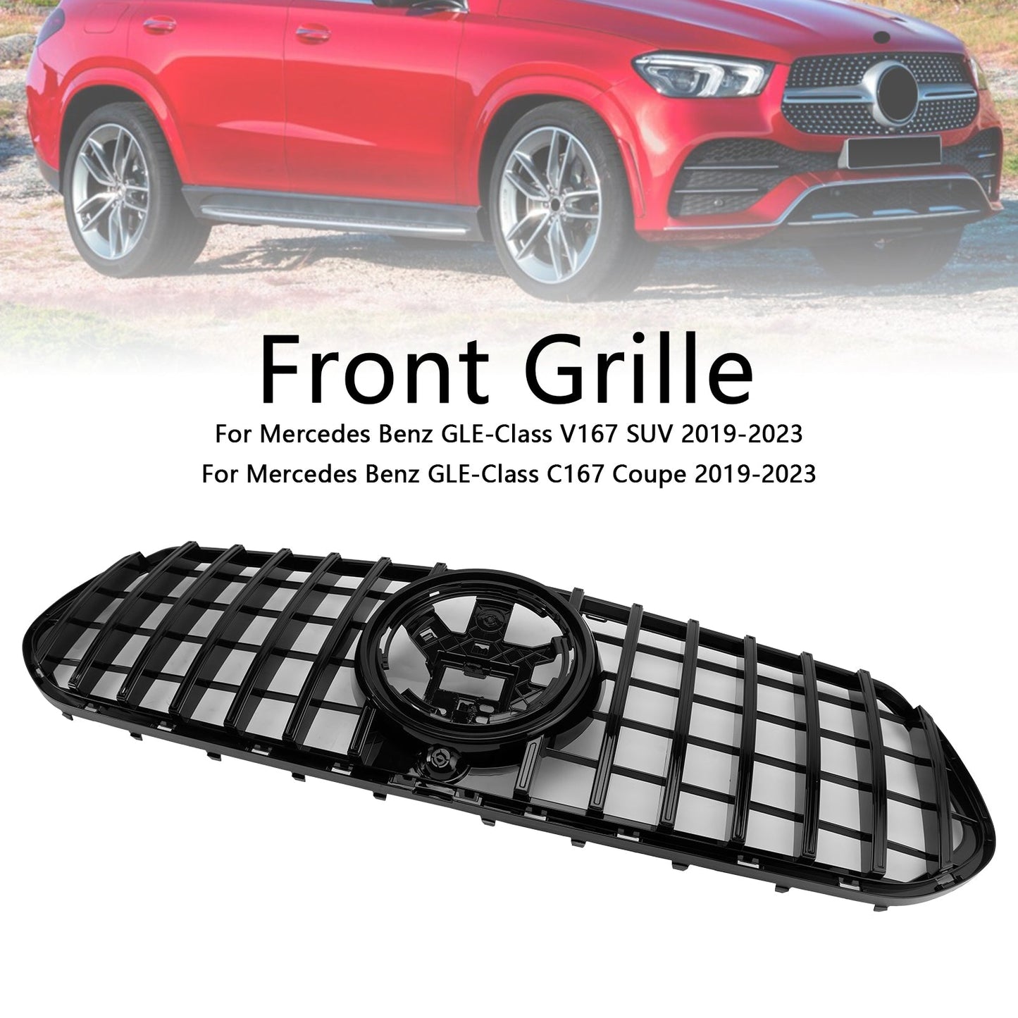 Griglia paraurti anteriore Mercedes Benz GLE-Class C167 Coupé 2019-2023