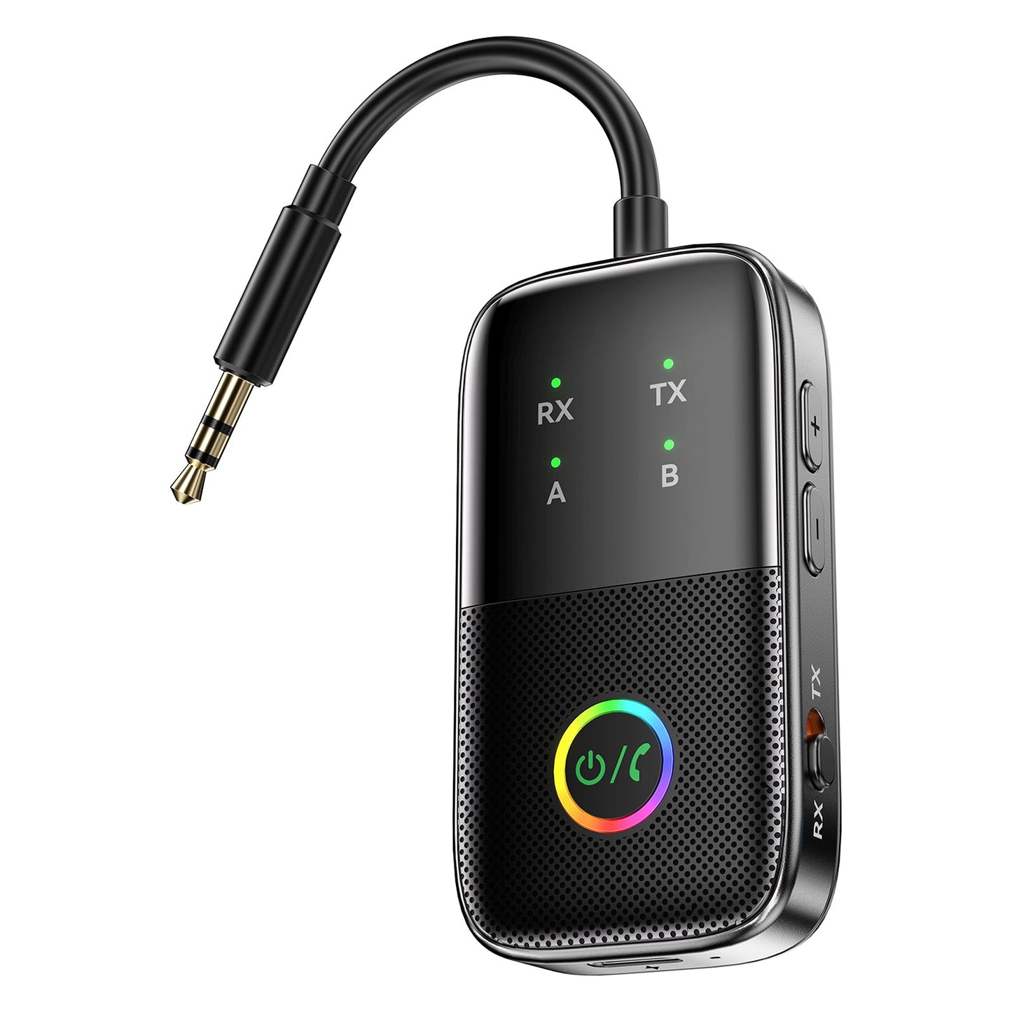 Ricevitore trasmettitore Bluetooth due in uno AUX Adattatore vivavoce per auto due a due