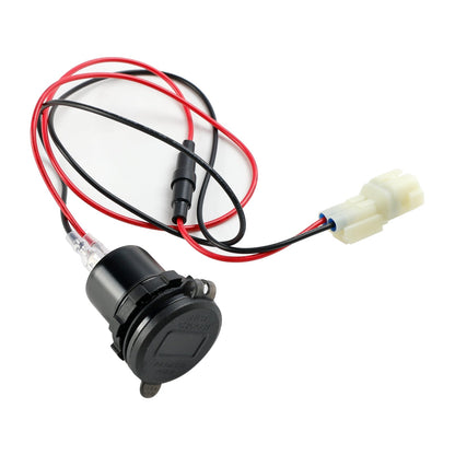Caricabatterie da presa 12V USB+C tipo rapido per Kawasaki Versys 650 2022-2024