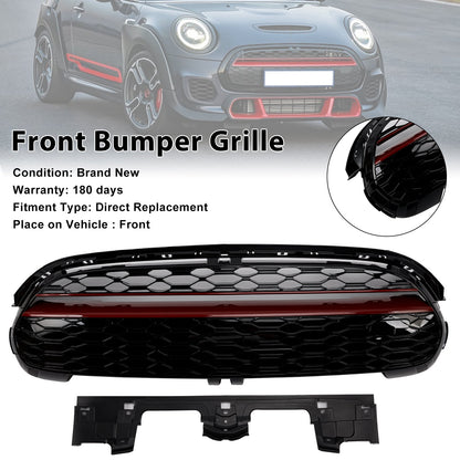 MINI F56 3 porte Hatchback Cooper S, Cooper SD GP-Style dal 2014 in poi, griglia anteriore con finiture rosse e nero lucido
