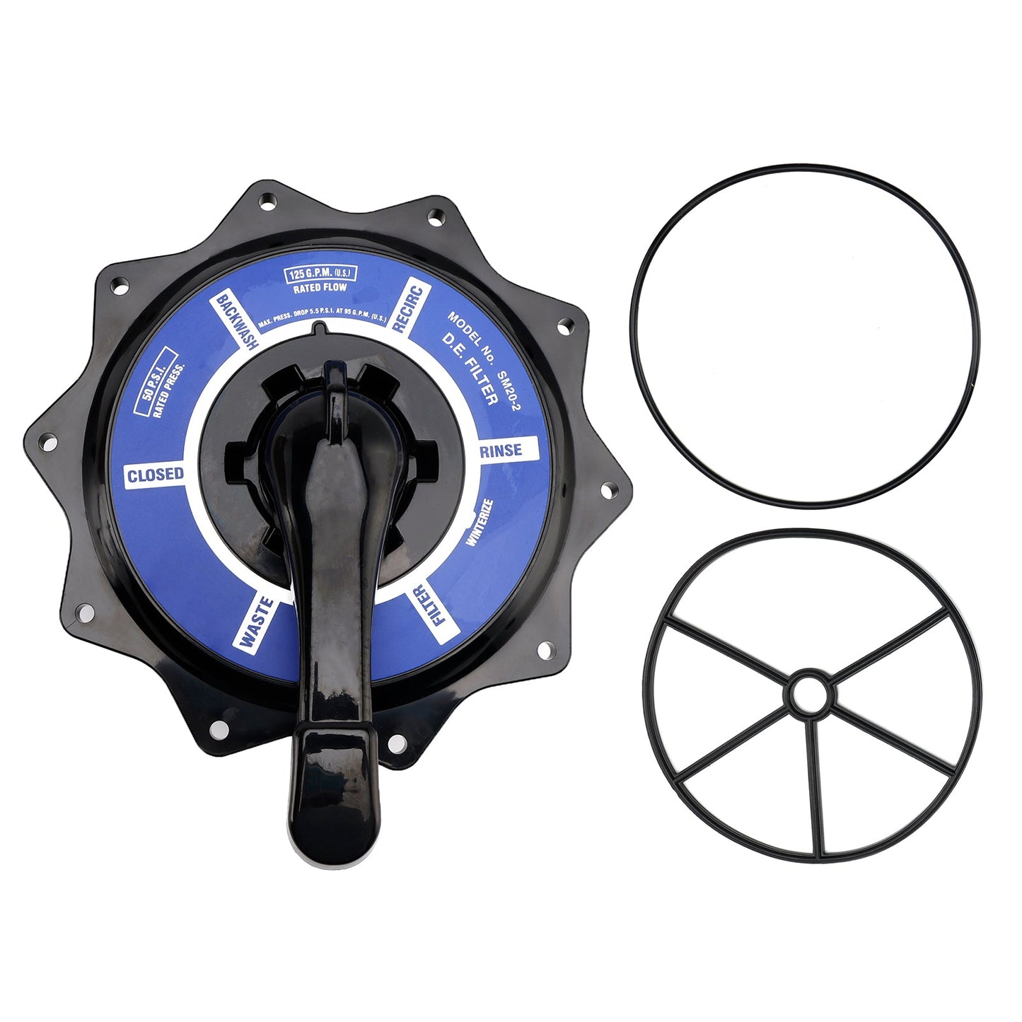 R0443900 Gruppo valvola superiore da 2"" per sostituzione valvola multiporta Zodiac Jandy