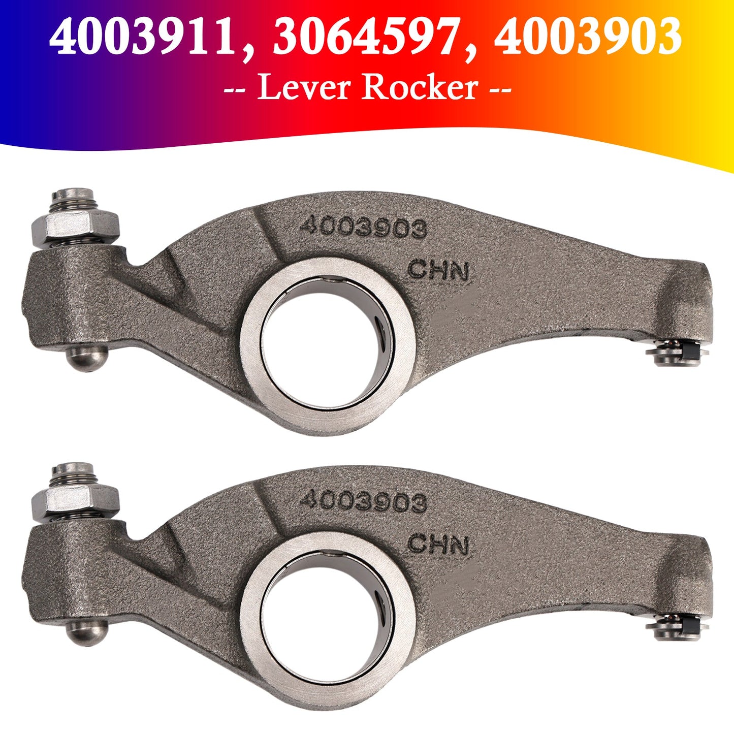 2x Nuova leva a bilanciere per Cummins 4003911 3064597 4003903