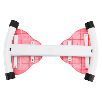 AB Twister Board, capacità 150 kg e 20 dB, ultra silenzioso, antiscivolo, per casa, palestra, attrezzatura per allenamento per donne, pancia grassa, rosa, macchina per torcere la vita, strumento fitness