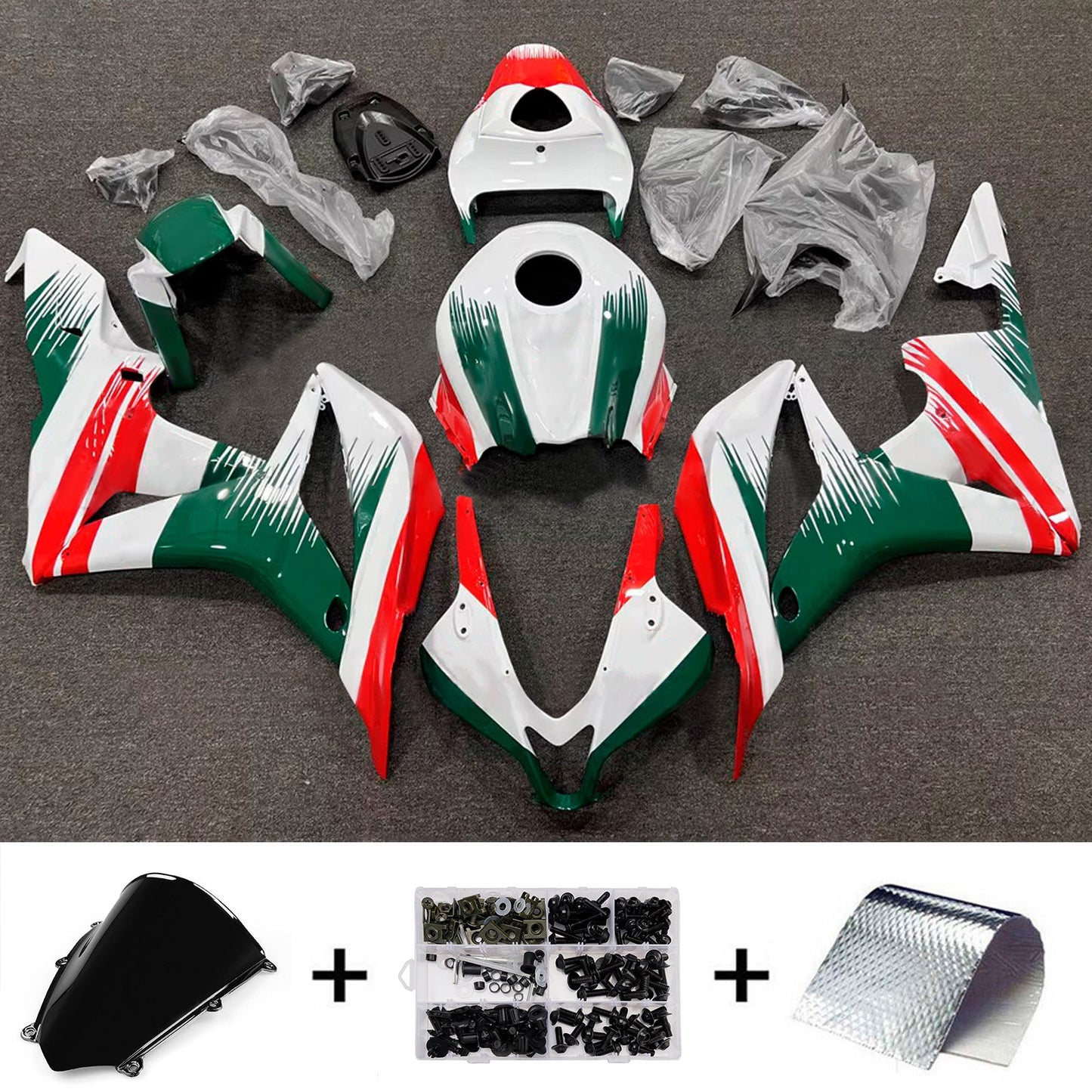 Kit di carene in plastica ABS stampate a iniezione per Honda CBR600RR 2007-2008 F5
