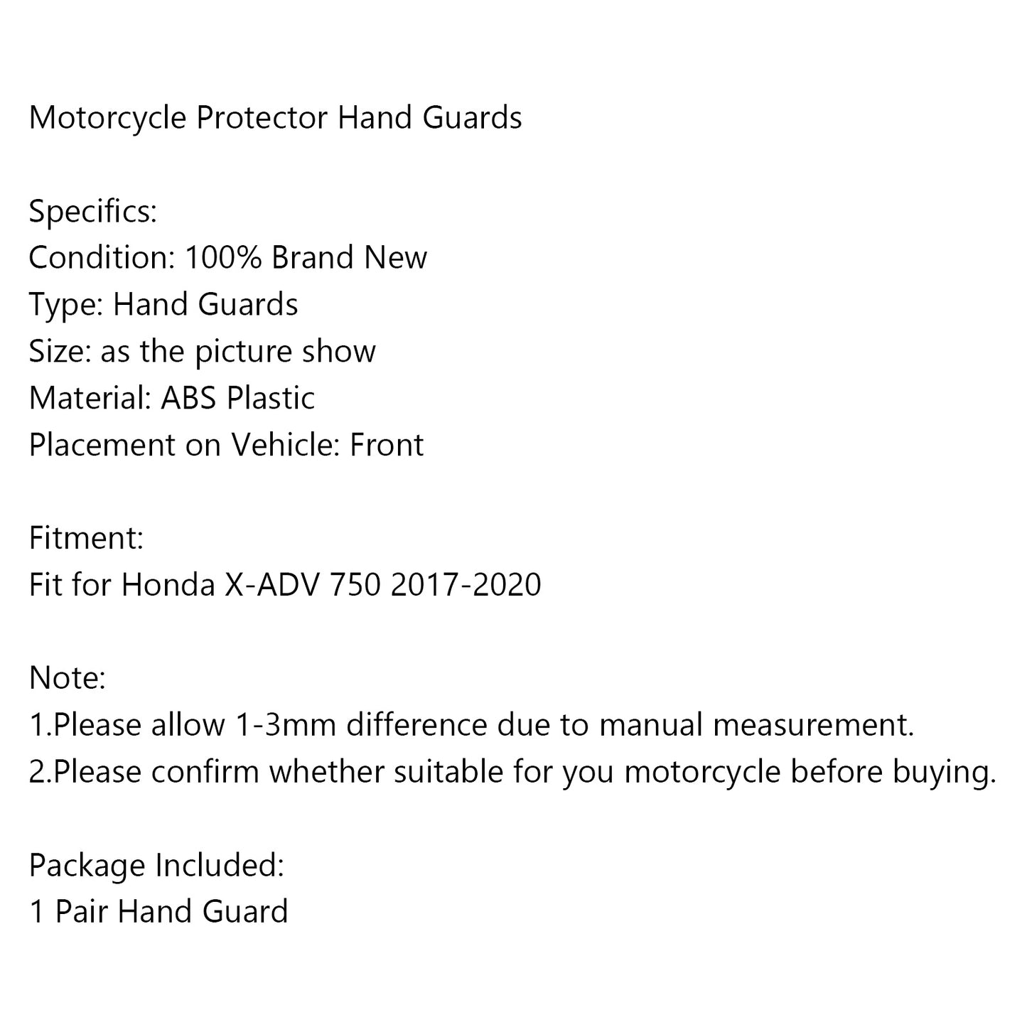 Paramani Manubrio Per Honda X-ADV 750 2017-2020