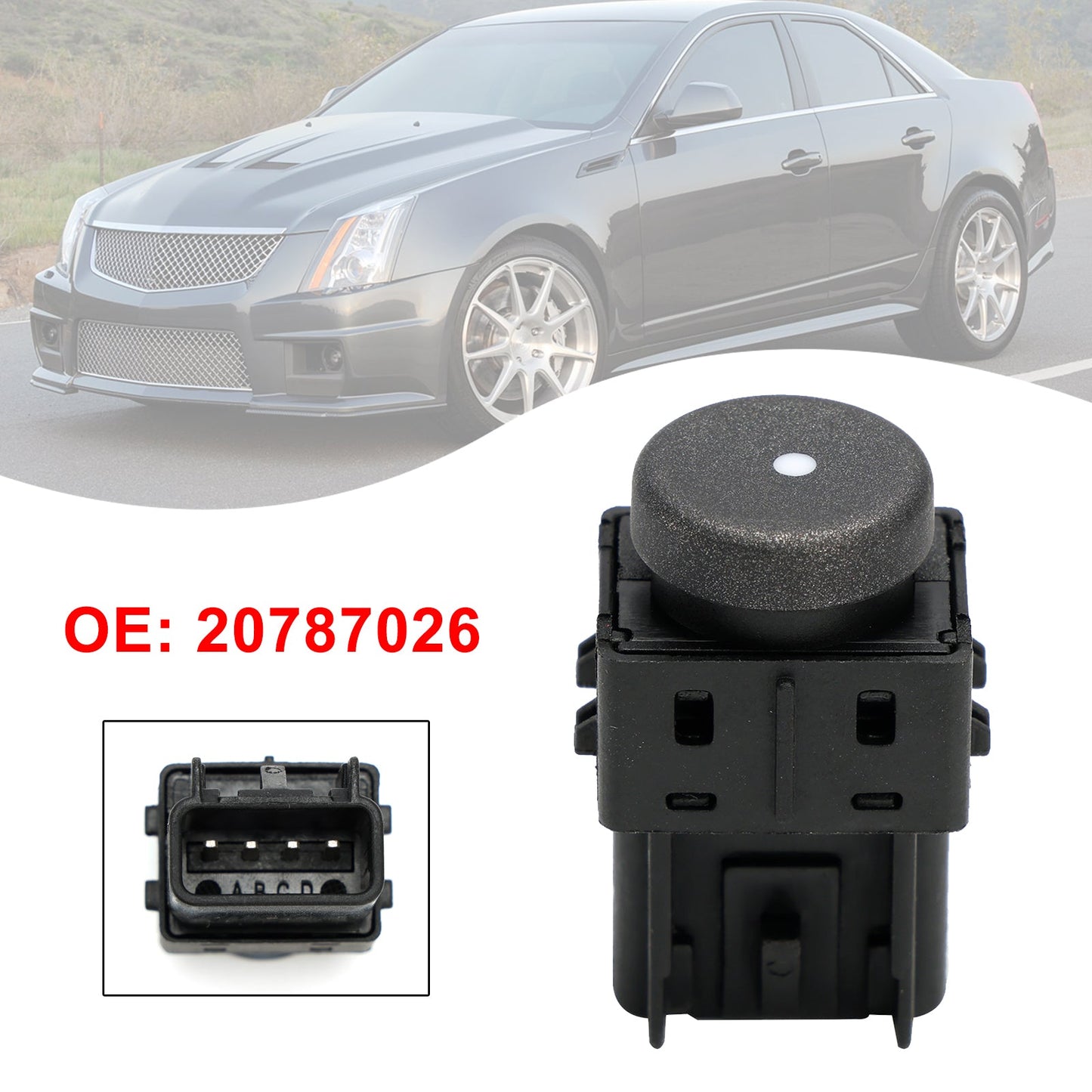 Interruttore serratura porta anteriore Cadillac CTS Coupé 2012-2015 20787026