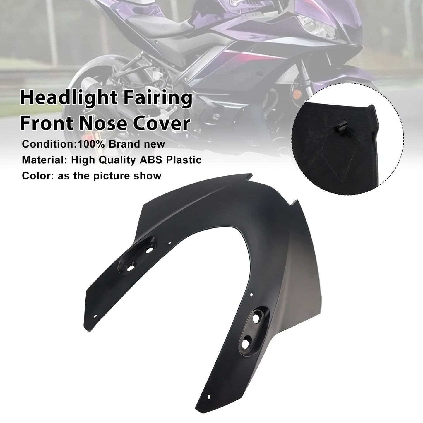 Copertura anteriore del cupolino del faro Yamaha YZF-R3 R25 2025-2026