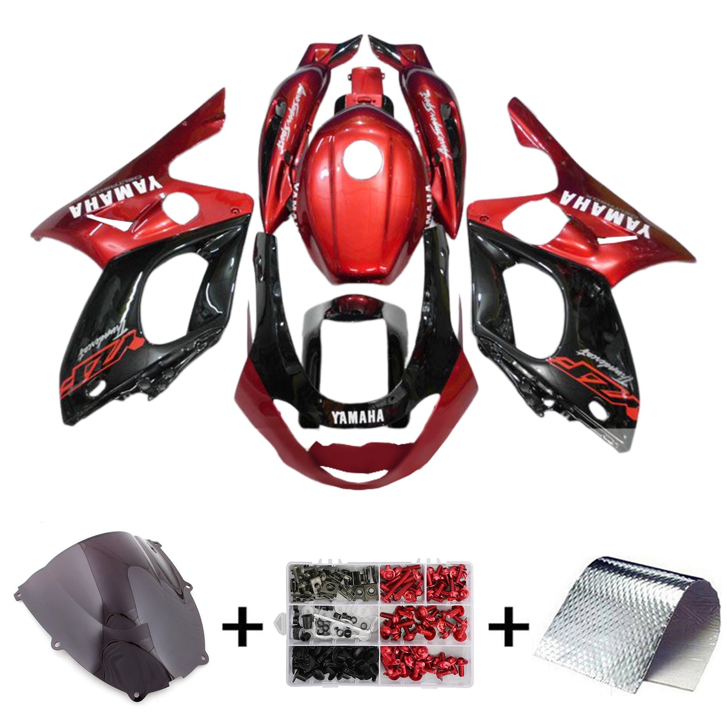 1996-2007 Yamaha YZF 600R Thundercat Kit carena iniezione Carrozzeria Plastica ABS