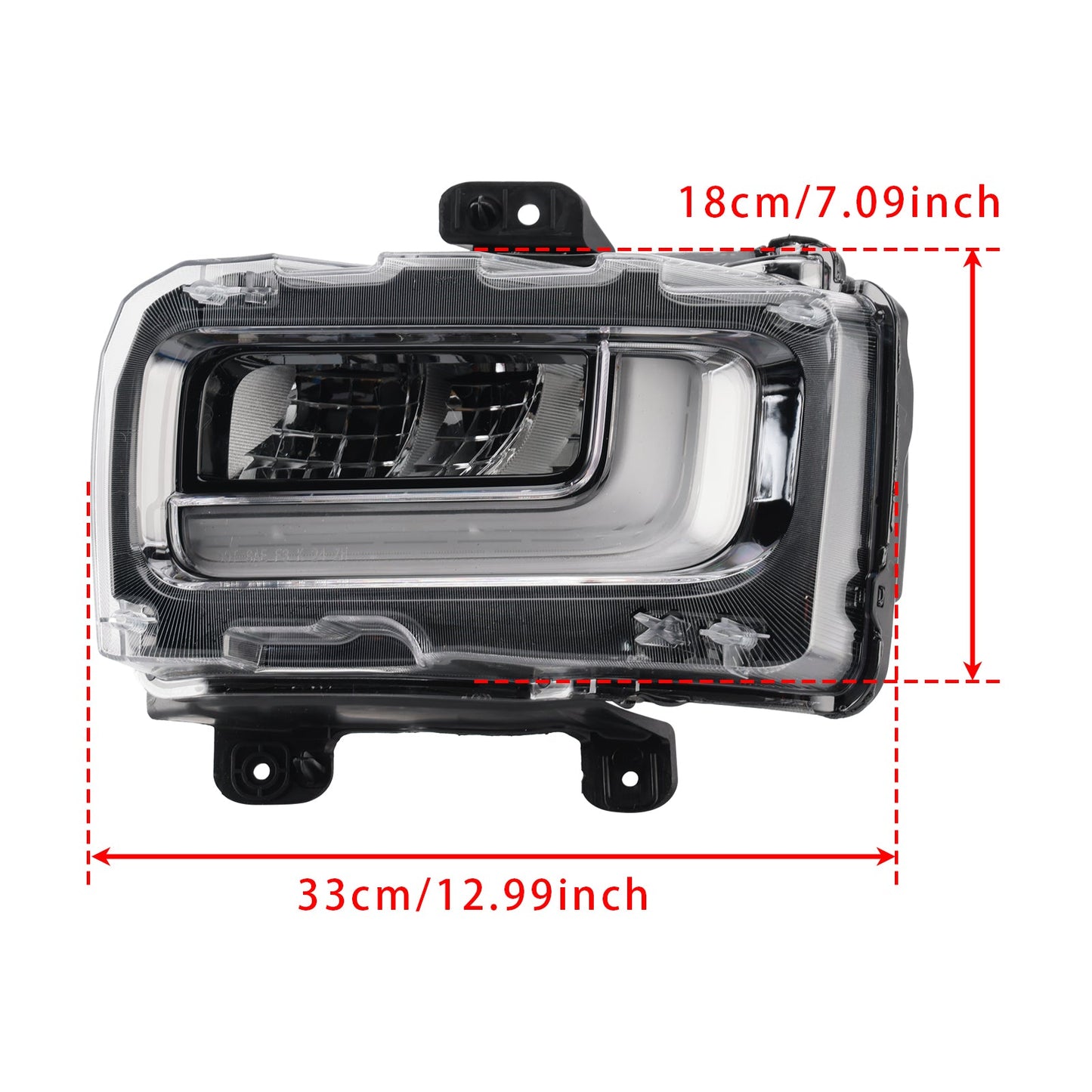 Coppia di fendinebbia anteriori a LED per Ford F150 2024-2025 RL3415A254AB RL3415A254AC