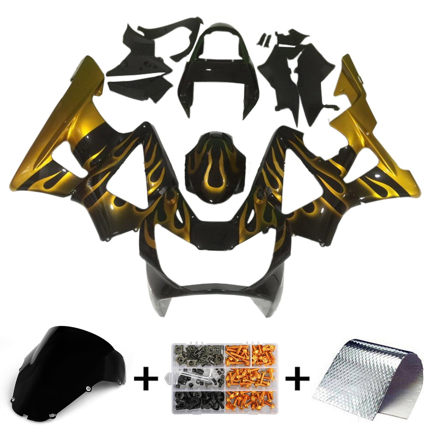 Kit carenatura iniezione Honda CBR929RR 2000-2001 Carrozzeria plastica ABS