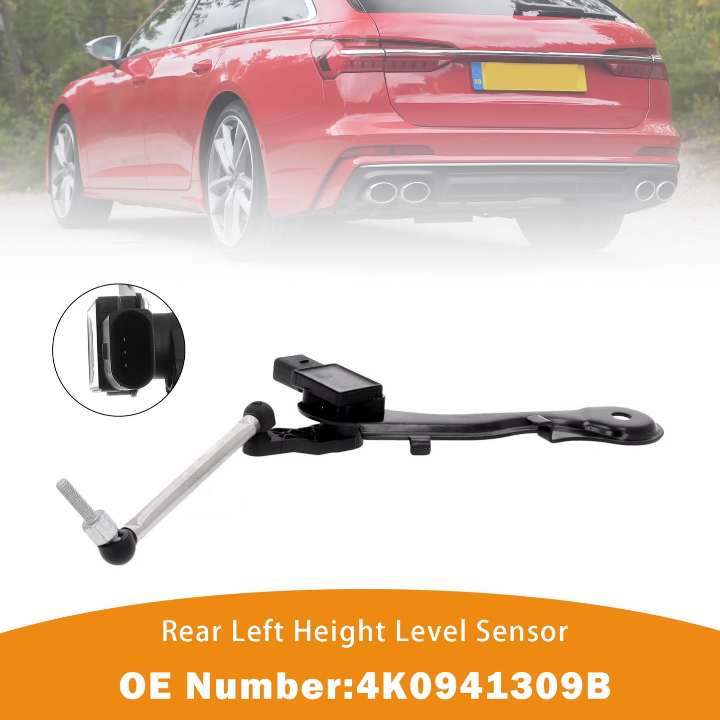 Sensore di livello altezza posteriore sinistro 4K0941309B per Audi A6 C8 A7 Sportback Q5 SQ5 Quattro
