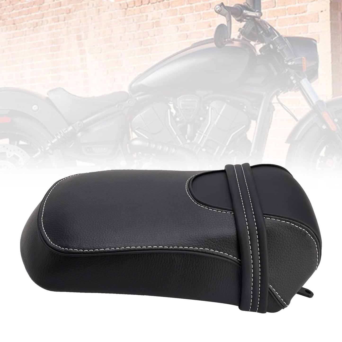 Cuscino per sedile posteriore passeggero Indian Scout Bobber Limited 2025, colore nero opaco