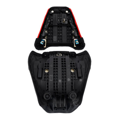 Kit cuscini passeggero Raider anteriori e posteriori per Honda CB650R CBR650R 2024-2025, colore rosso.