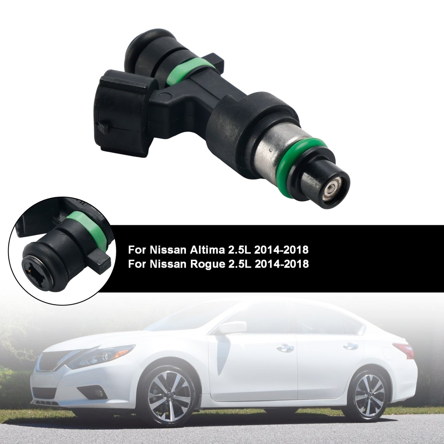 1 pz. Iniettore carburante 16600-9HP0A per Nissan Altima 2015-2017 2.5L I4 FBY2855