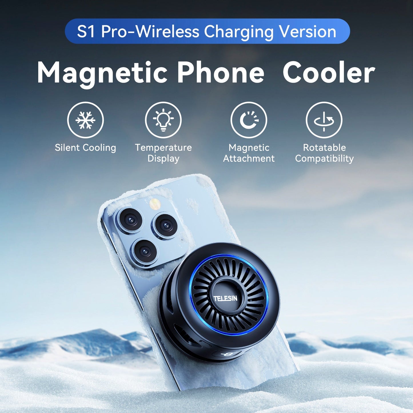 Radiatore di ricarica wireless per trasmissione in diretta del telefono cellulare, semiconduttore magnetico