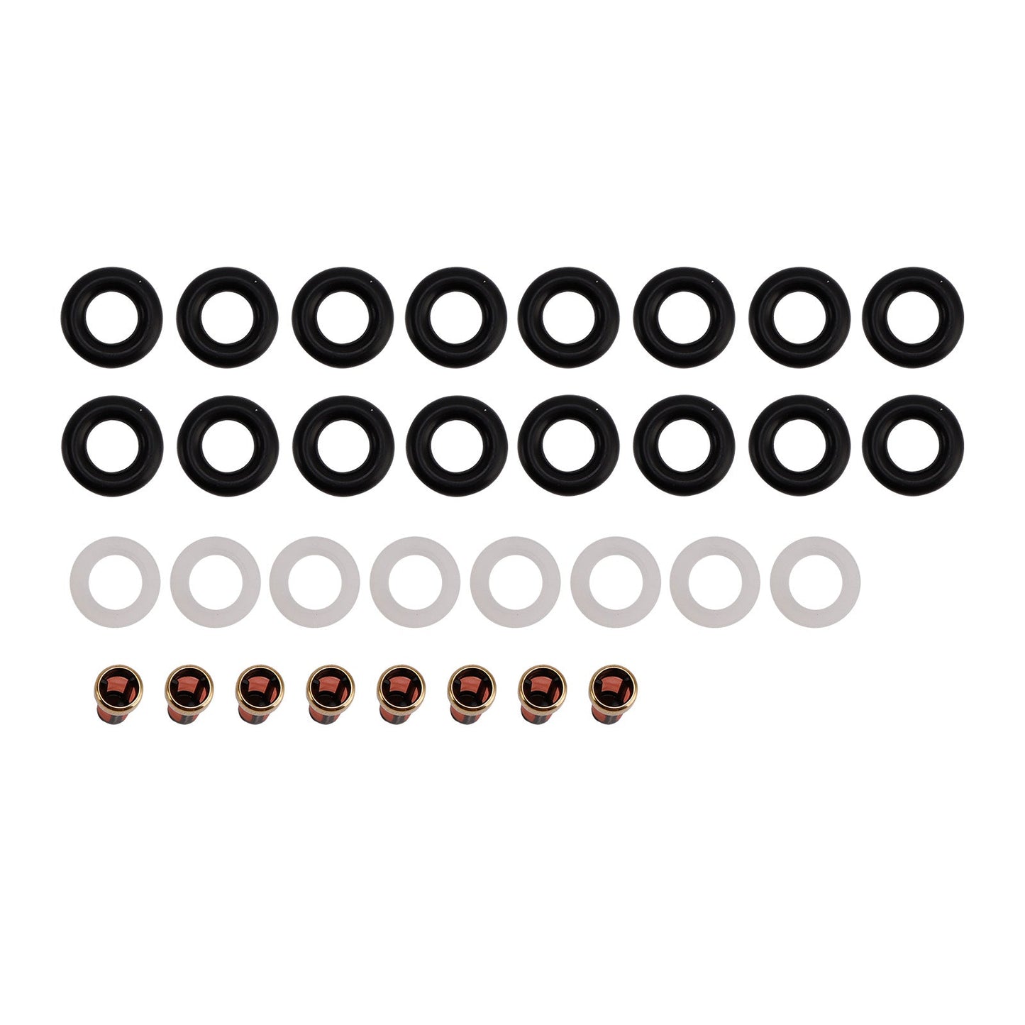 Guarnizione O-ring iniettore carburante 0280156304 0280155744 Compatibile con Mercedes Benz M113 V8