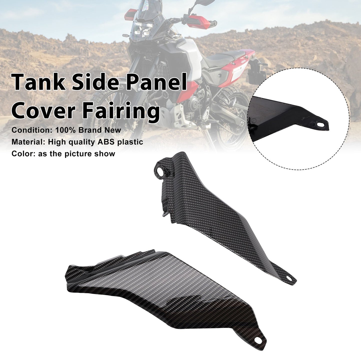Copertura laterale del serbatoio/carenatura per Yamaha Tenere 700 2025-2026