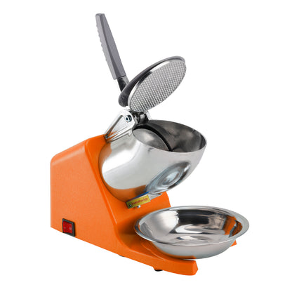 Tritaghiaccio elettrico 143LBS/Hr Macchina per coni di neve Rasoio per ghiaccio 500W Spina UE