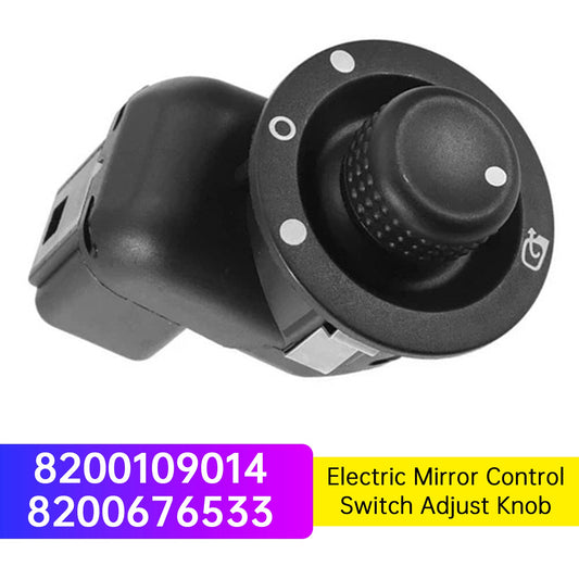 Manopola di regolazione dell'interruttore di controllo dello specchietto elettrico per Renault 8200109014 8200676533