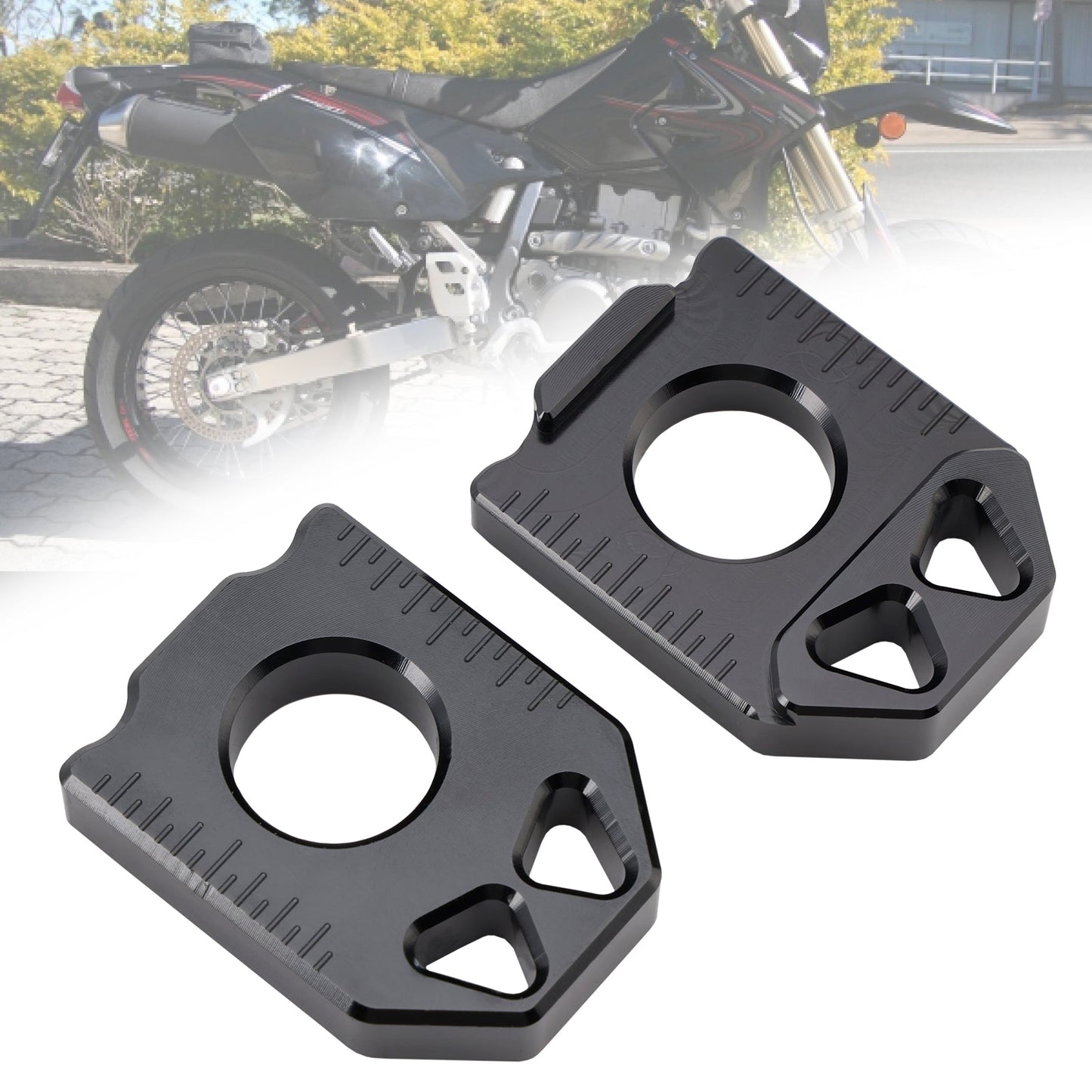 Blocco asse tendicatena posteriore CNC SUZUKI DRZ400SM 400S 400E 2005-2024