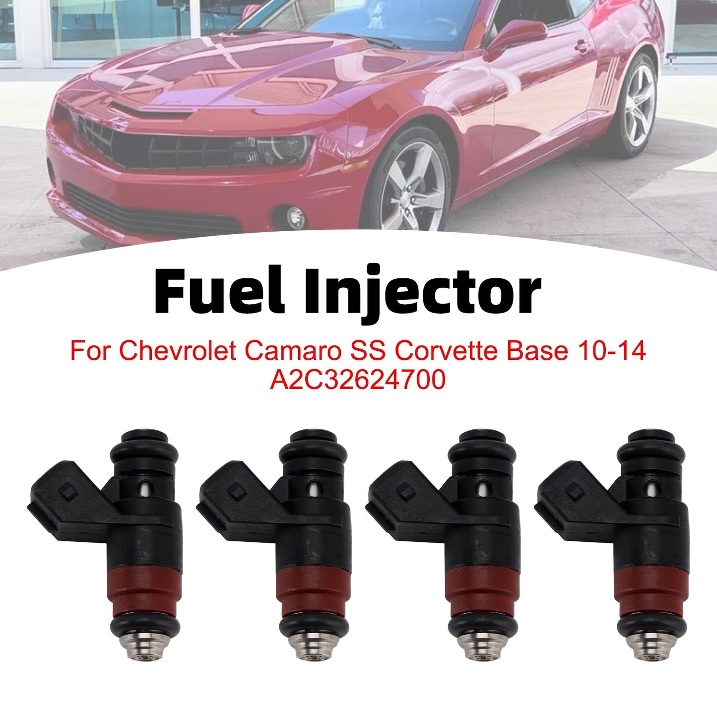 4 iniettori di carburante per Chevrolet Camaro SS Corvette Base 10-14 A2C32624700