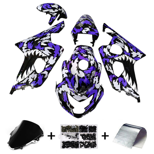 Kit carenatura iniezione plastica ABS per Suzuki GSXR 600/750 2004-2005 K4