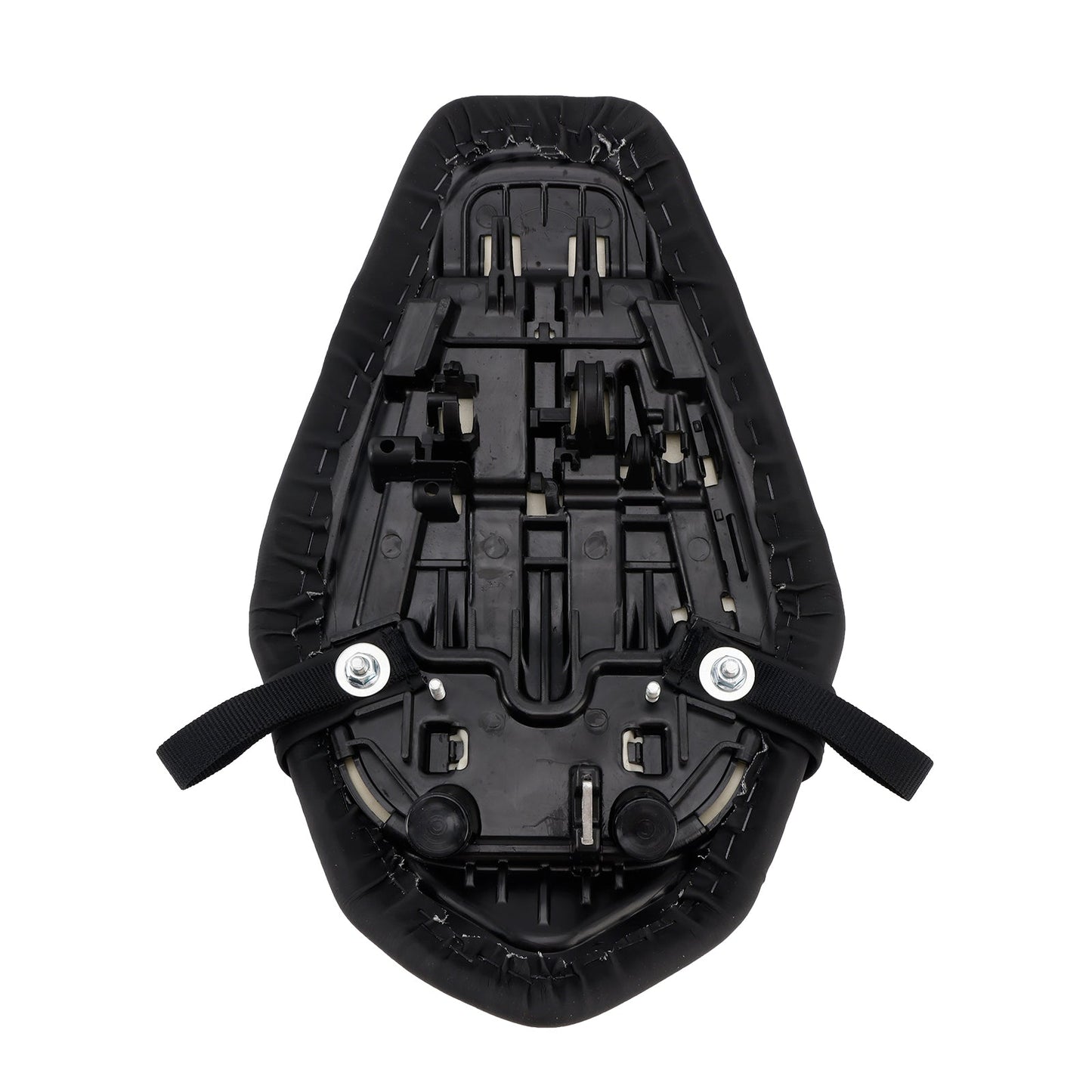 Cuscino passeggero posteriore Kawasaki Ninja Zx-6R 2019-2025, vestibilità piatta, nero