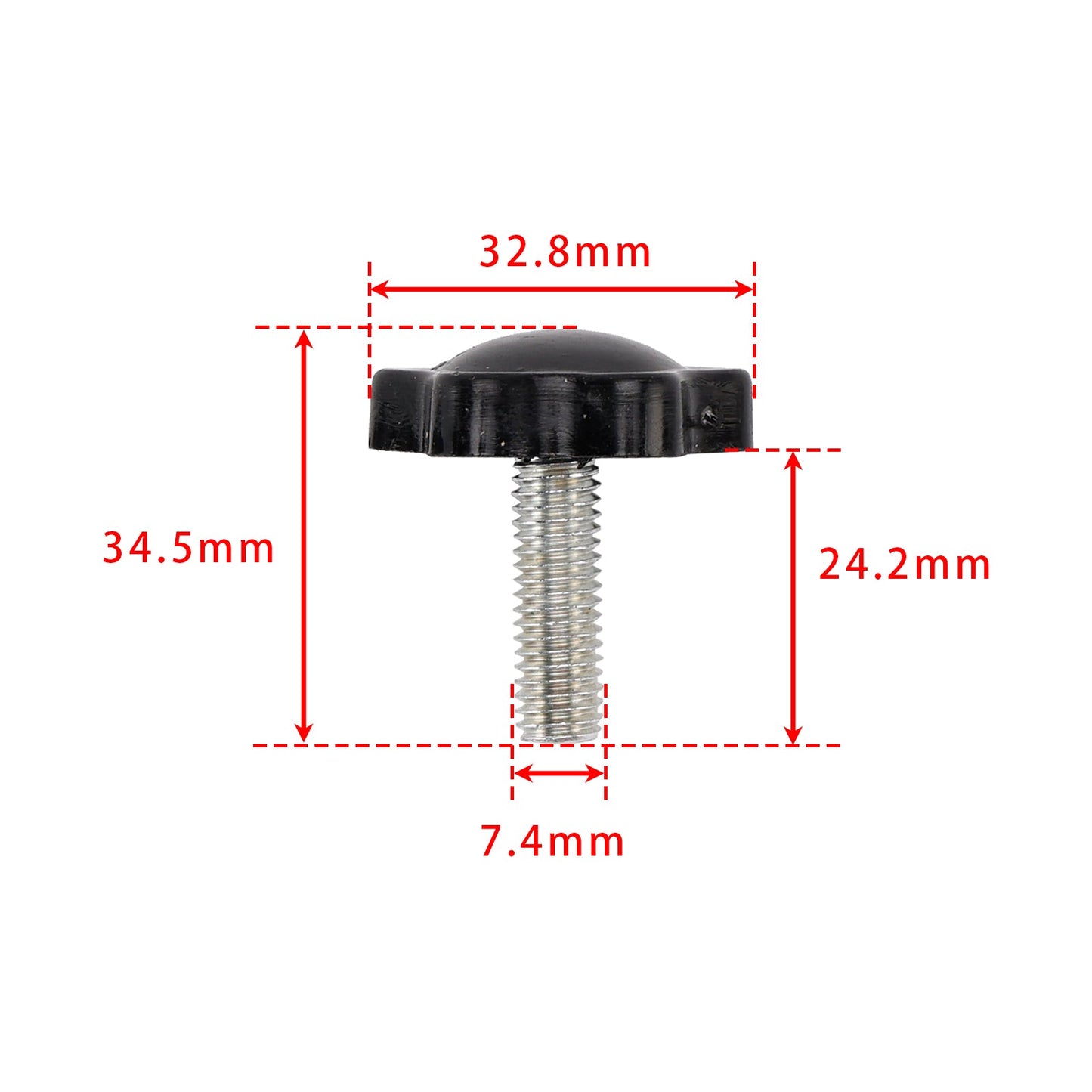 Kit di fissaggio antifurto con bulloni di montaggio per lucchetto per borsa laterale 4x per Touring 93-18