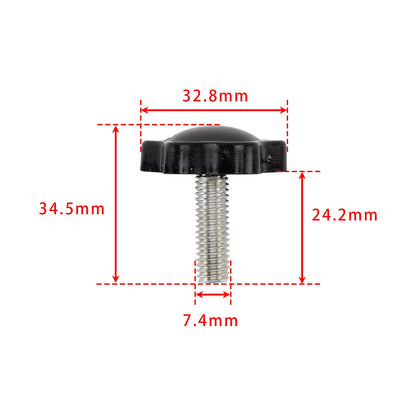 Kit di fissaggio antifurto con bulloni di montaggio per lucchetto per borsa laterale 4x per Touring 93-18